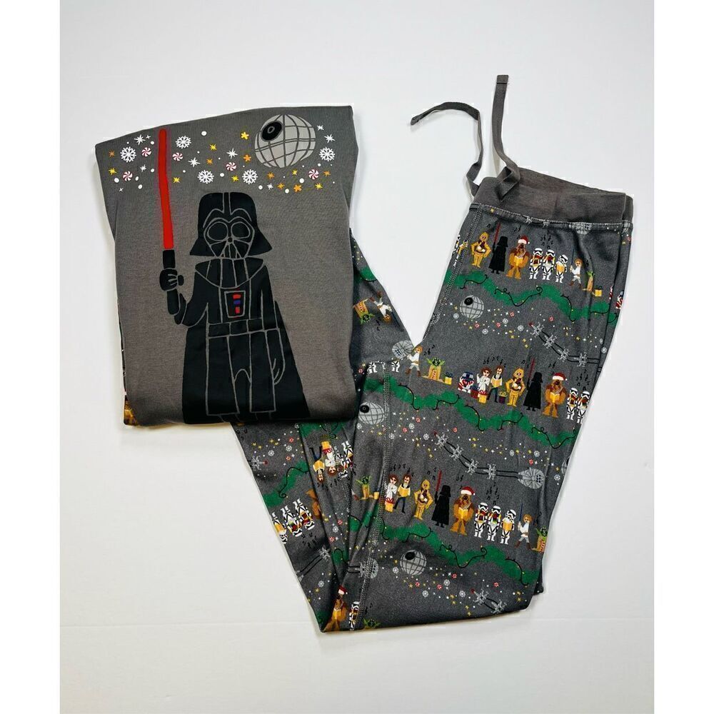 Hanna Andersson Darth Vader Holiday Star Wars OrganicPajama Set Women Size Small